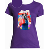 T-shirt violet boxeuse femme
