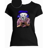 T-shirt noir gammer   femme