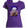 T-shirt violet gammer  femme