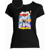 T-shirt noir karate   femme