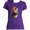 T-shirt violet skate  femme