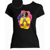 T-shirt noir smartphone   femme