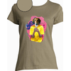 T-shirt kaki smartphone   femme