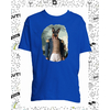 t-shirt chien empire bleu roy enfant