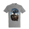 t-shirt chien aviatrice - homme grisi