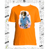 t-shirt oiseaux orange enfant