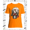 t-shirt basket orange enfant