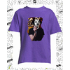 t-shirt chanteur violet pomme enfant