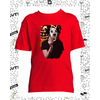 t-shirt chanteur rouge enfant