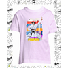 t-shirt karate rose enfant