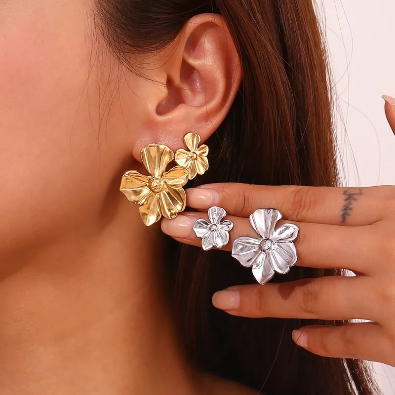 Rev-tement-PVD-Plaqu-Or-V-ritable-Or-18-Carats-Fleur-Acier-Inoxydable-304-Style-Classique-R-sistant-L-Eau-Et-Ne-Ternit-Pas-Boucles-D-Oreilles-1