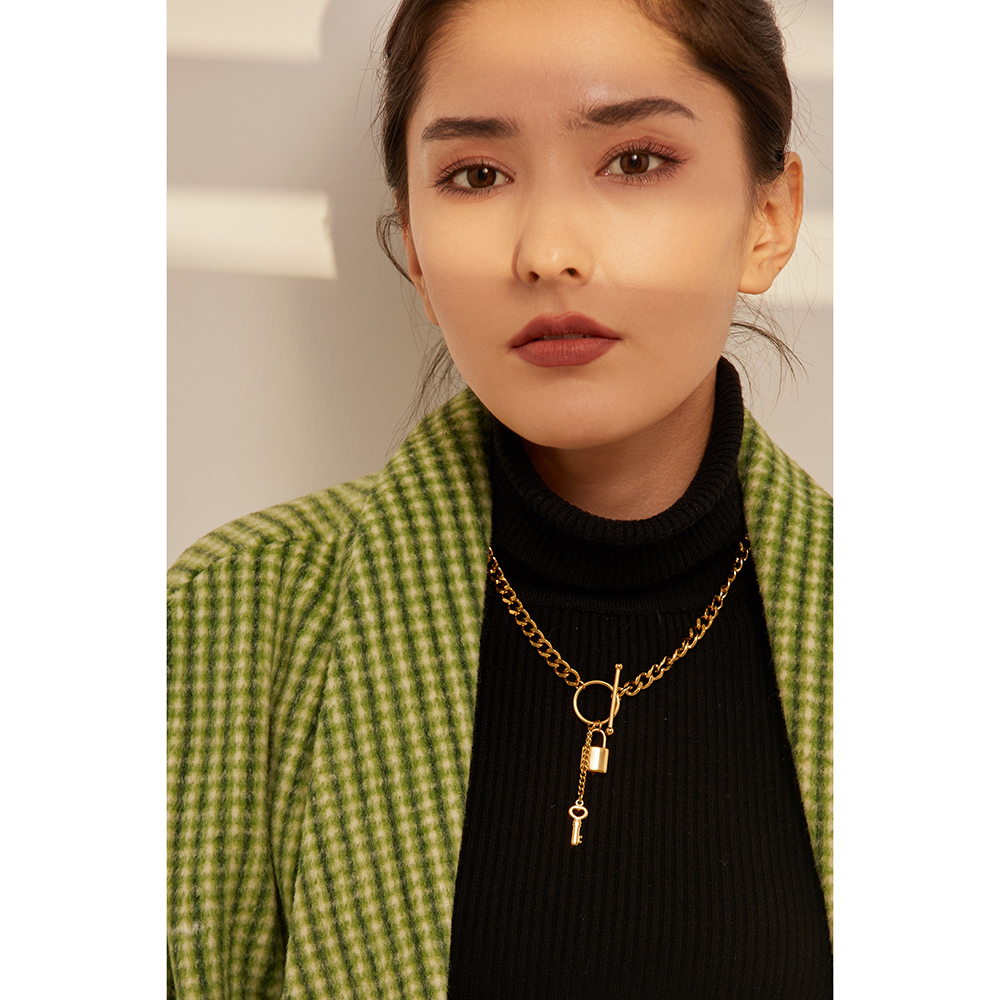 Yhpup-collier-avec-pendentif-en-acier-inoxydable-style-Punk-avec-serrure-en-m-tal-minimaliste-cha
