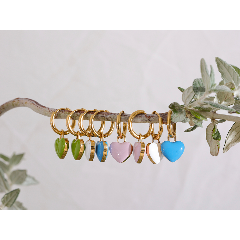 Yhpup-Boucles-d-oreilles-cr-oles-en-acier-inoxydable-pour-femme-breloque-goutte-mail-coeur-bijoux