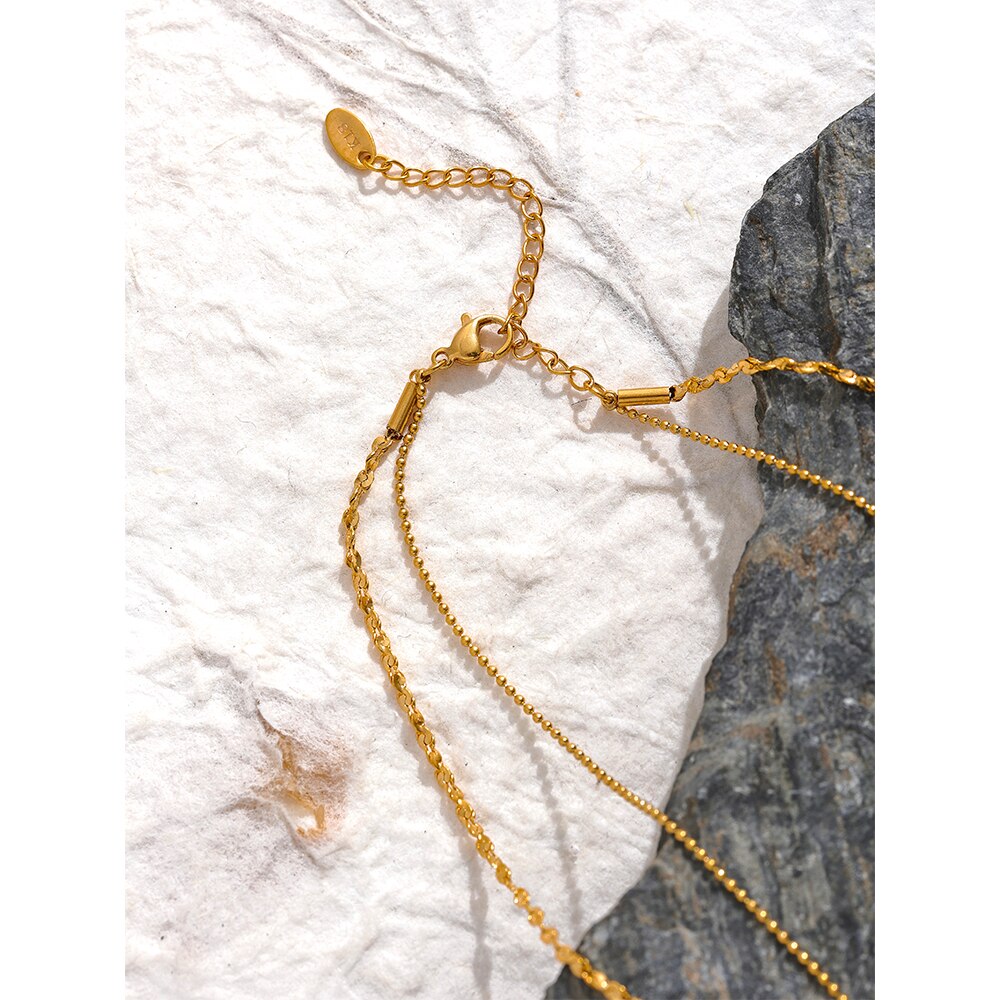 Yhpup-collier-cha-nes-superpos-es-en-acier-inoxydable-pour-femmes-bijou-l-gant-Texture-plaqu