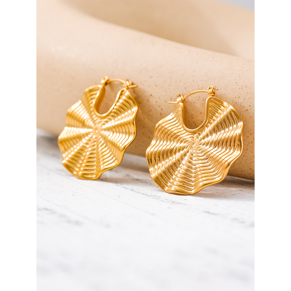 Yhpup-boucles-d-oreilles-Huggie-rondes-en-toile-d-araign-e-pour-femmes-en-acier-inoxydable