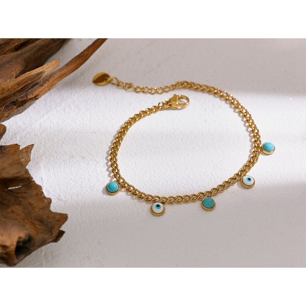 Yhpup-Bracelet-en-acier-inoxydable-pour-femme-breloque-en-pierre-Turquoise-en-r-sine-dor