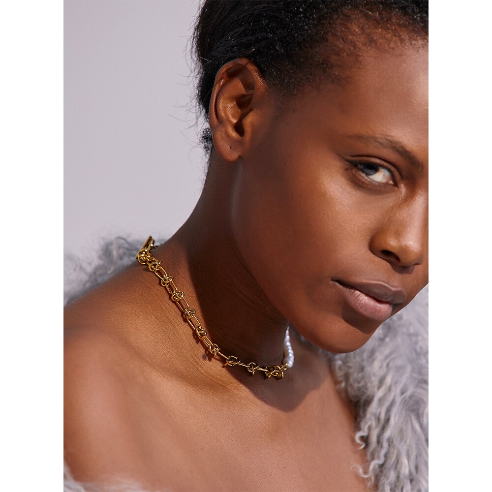 Yhpup-ensemble-de-bijoux-en-acier-inoxydable-pour-femmes-cha-ne-de-perles-naturelles-collier-Bracelet