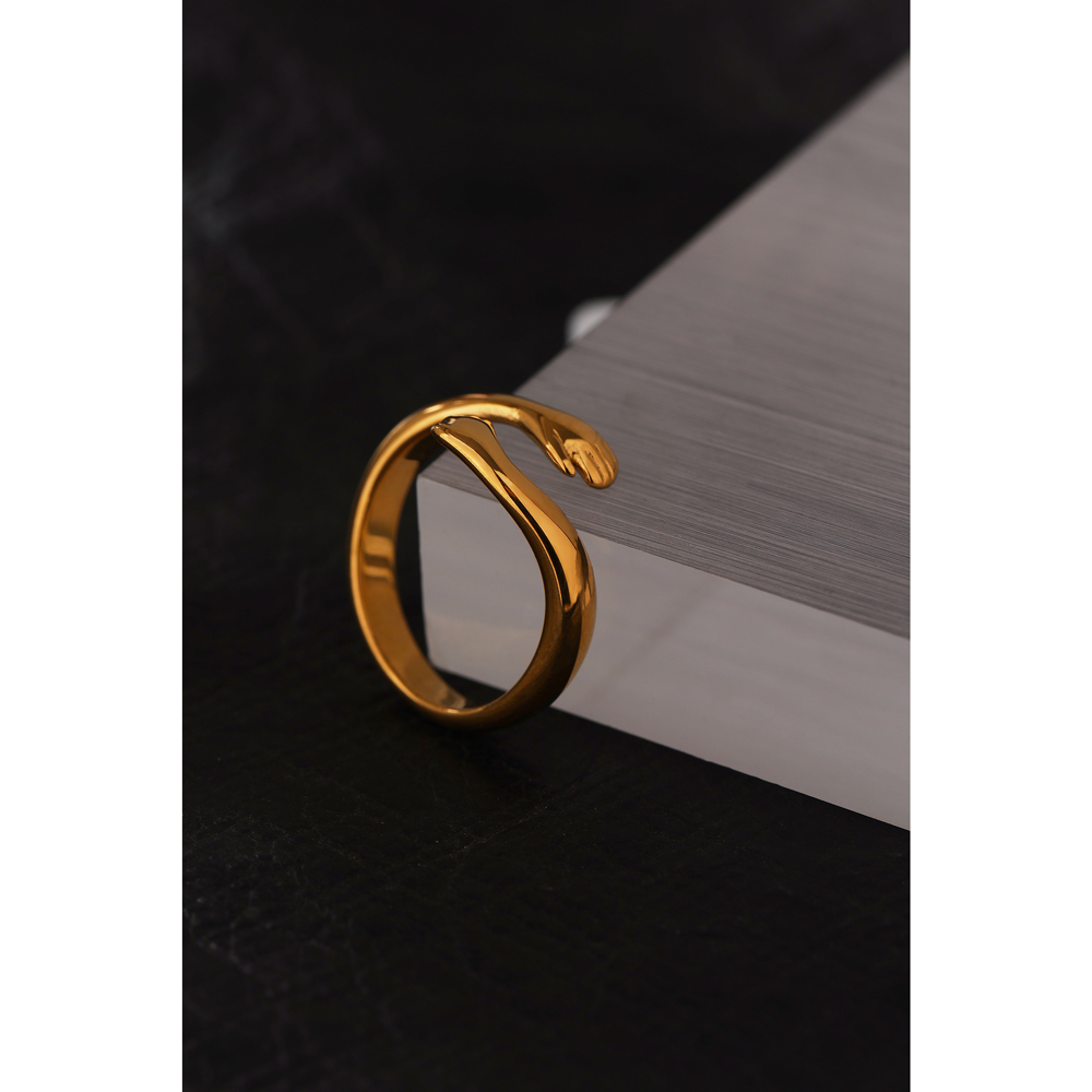 Yhpup-bague-d-treinte-en-acier-inoxydable-pour-femmes-nouveau-Design-accessoires-occidentaux-en-or-plaqu