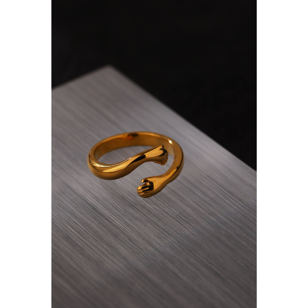 Yhpup-bague-d-treinte-en-acier-inoxydable-pour-femmes-nouveau-Design-accessoires-occidentaux-en-or-plaqu