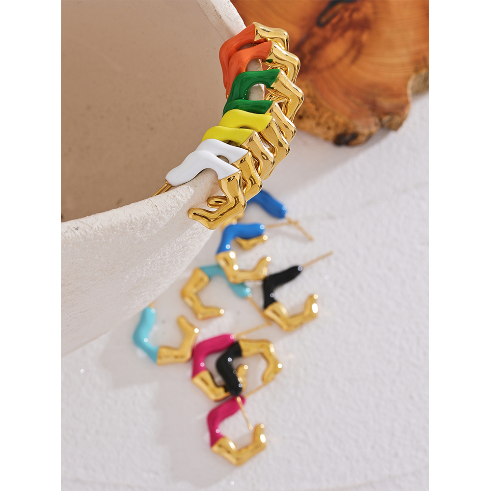 Yhpup-Boucles-d-oreilles-g-om-triques-en-forme-de-C-en-mail-color-pour-femmes