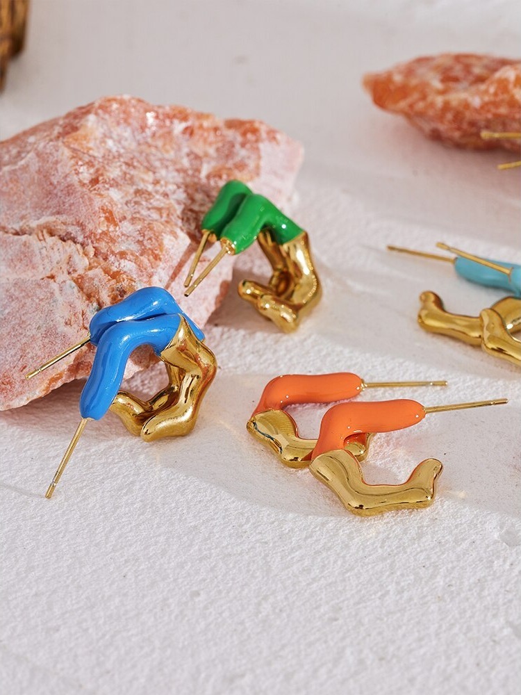 Yhpup-Boucles-d-oreilles-g-om-triques-en-forme-de-C-en-mail-color-pour-femmes