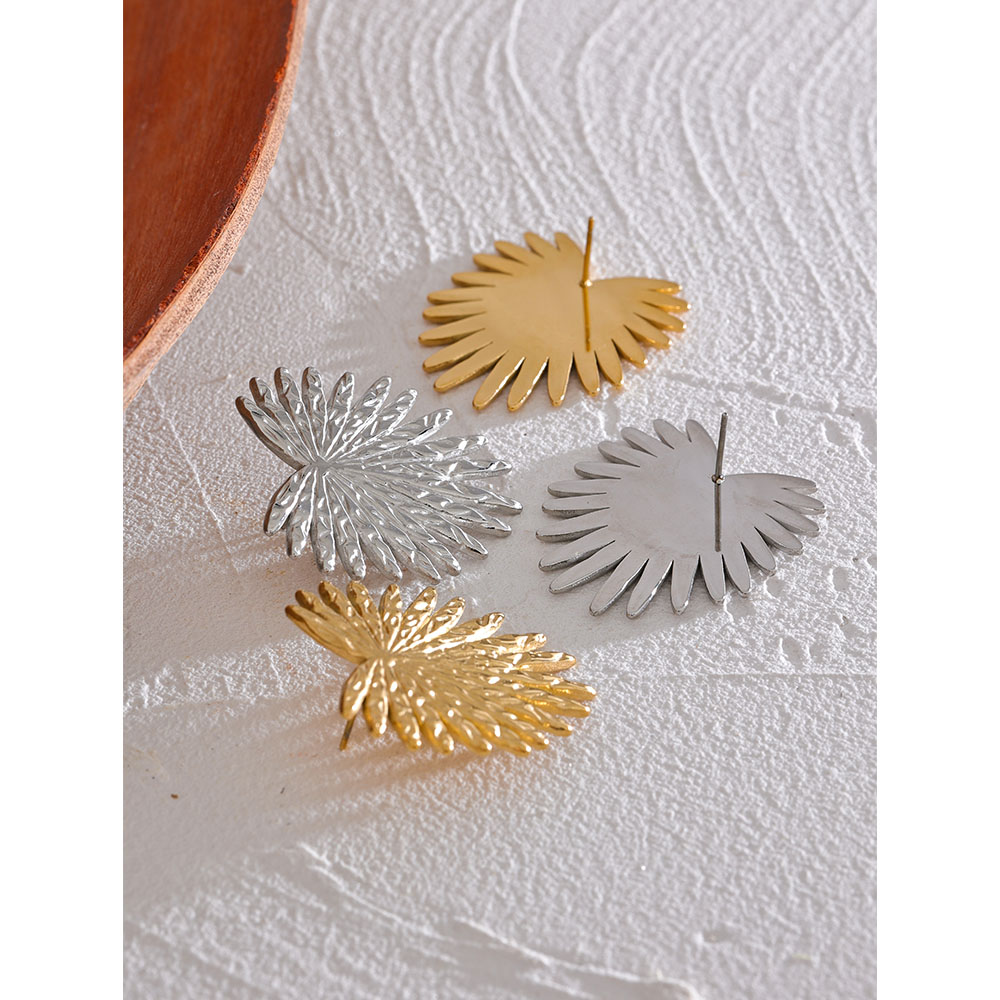 Yhpup-Boucles-d-Oreilles-Vintage-en-Forme-de-Feuilles-en-Acier-Inoxydable-Bijoux-Imperm-ables-la