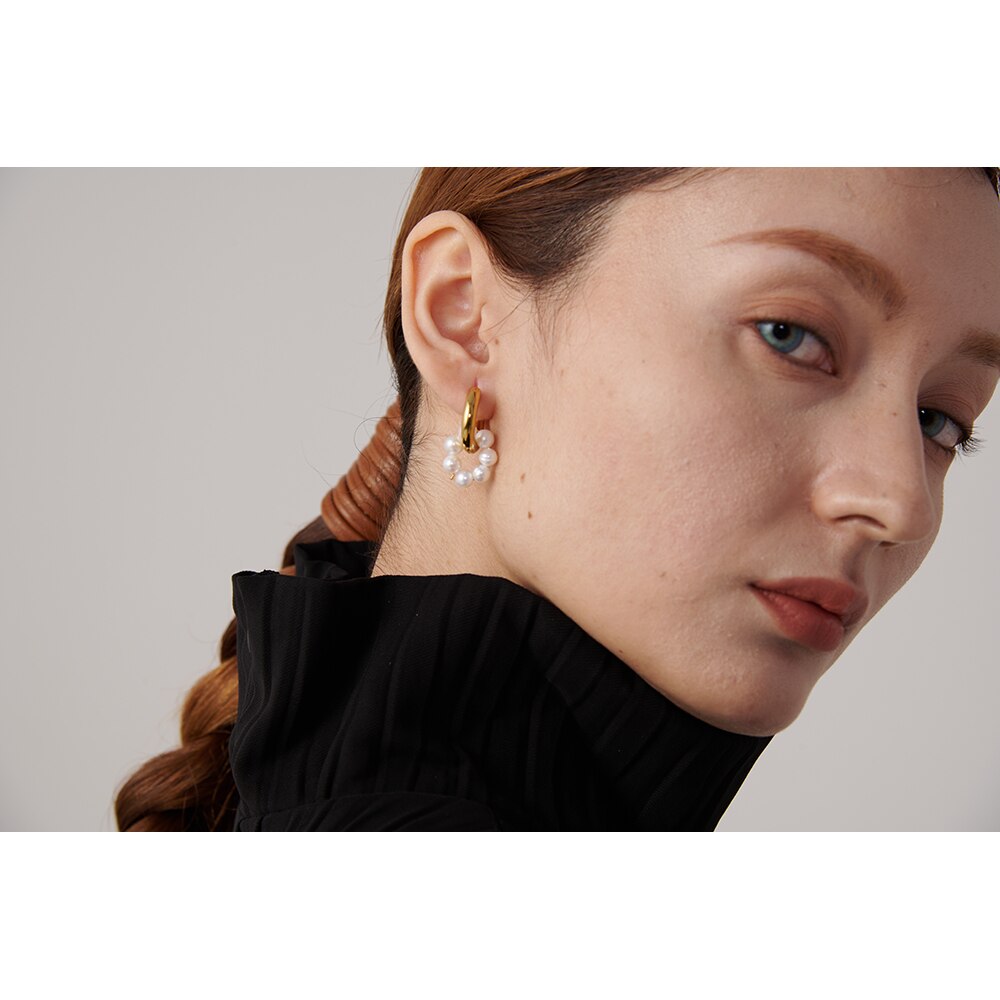 Yhpup-boucles-d-oreilles-asym-triques-en-acier-inoxydable-pour-Femme-Bijoux-la-mode-perle-naturelle