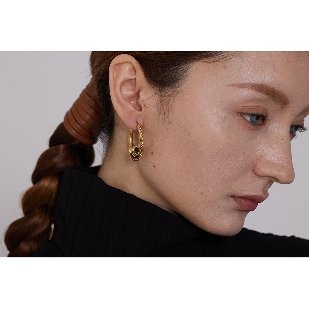 Yhpup-boucles-d-oreilles-rondes-en-acier-inoxydable-bijoux-l-gants-en-or-plaqu-PVD-Huggie