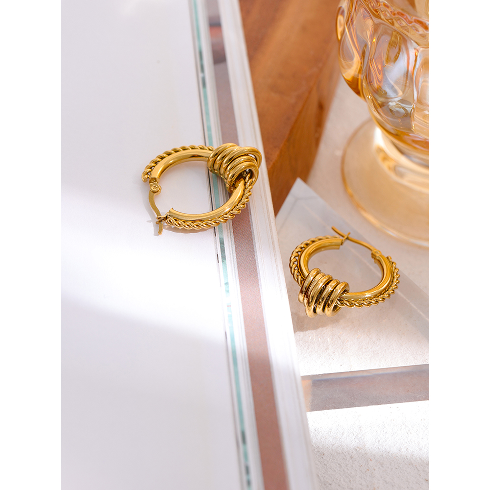 Yhpup-boucles-d-oreilles-rondes-en-acier-inoxydable-bijoux-l-gants-en-or-plaqu-PVD-Huggie