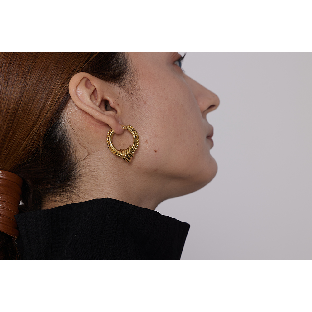 Yhpup-boucles-d-oreilles-rondes-en-acier-inoxydable-bijoux-l-gants-en-or-plaqu-PVD-Huggie