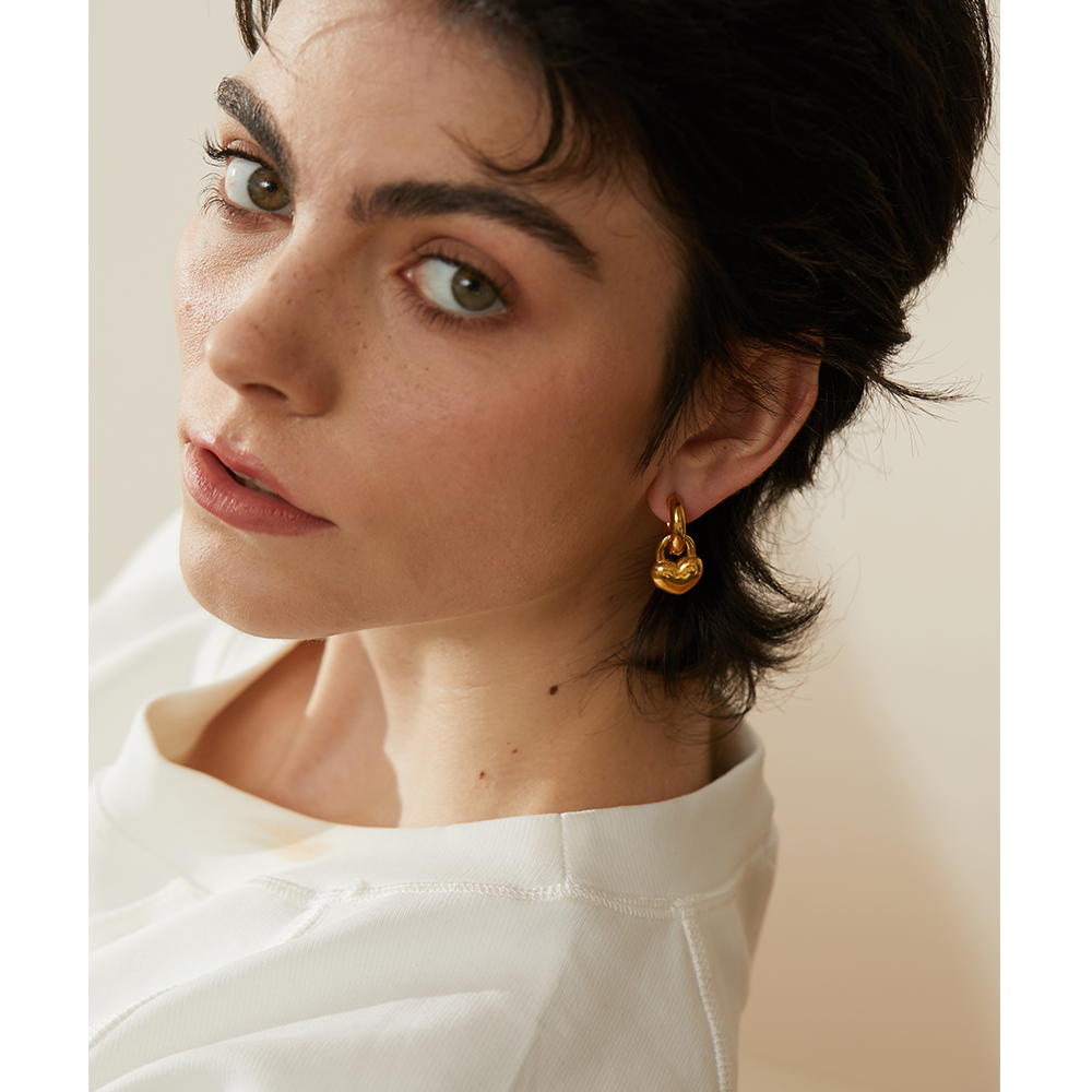 Yhpup-tanche-En-Acier-Inoxydable-Coeur-Huggie-Boucles-D-oreilles-Couleur-Or-De-Haute-Qualit-Texture