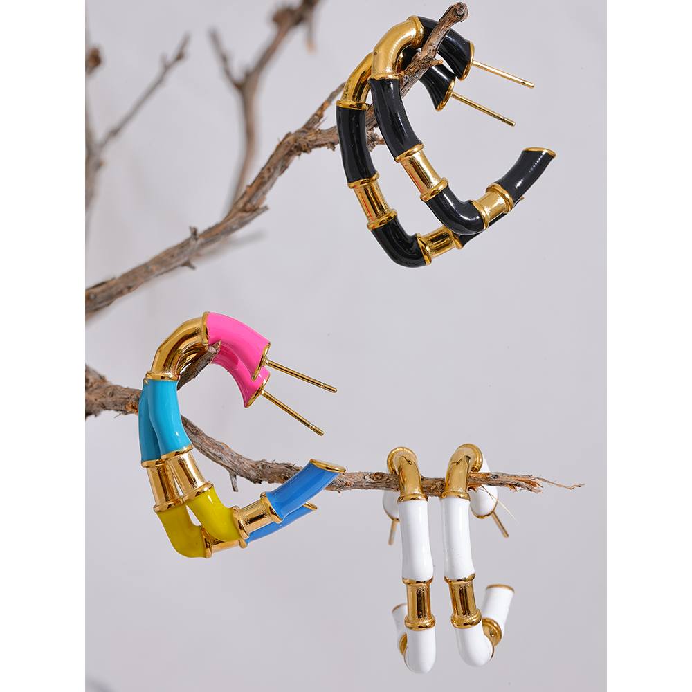 Yhpup-Boucles-d-oreilles-Huggie-coeur-d-amour-en-acier-inoxydable-pour-femme-mail-noir-color