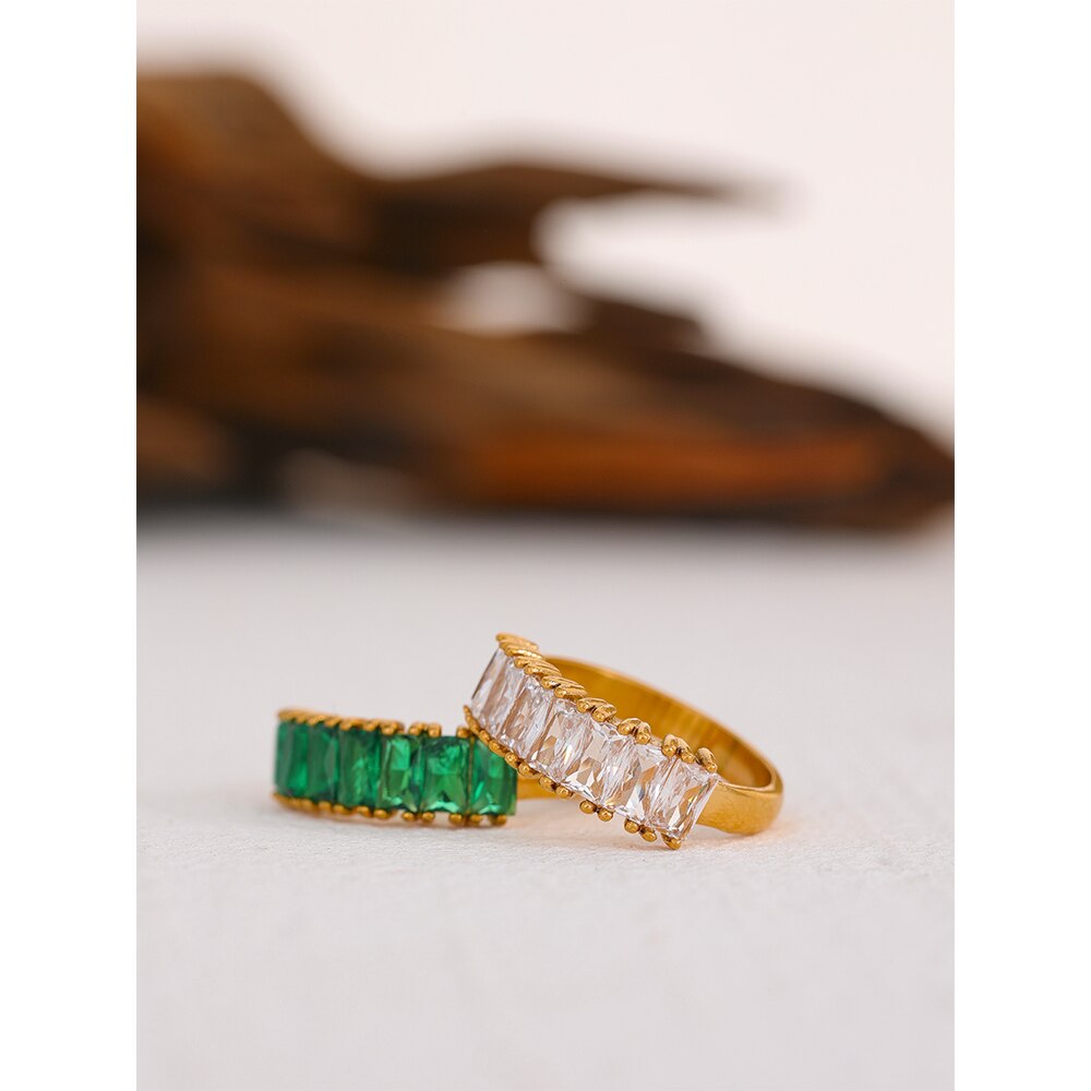 Yhpup-bague-en-zircone-cubique-pour-femme-en-acier-inoxydable-blanc-vert-Chic-breloque-scintillante-la