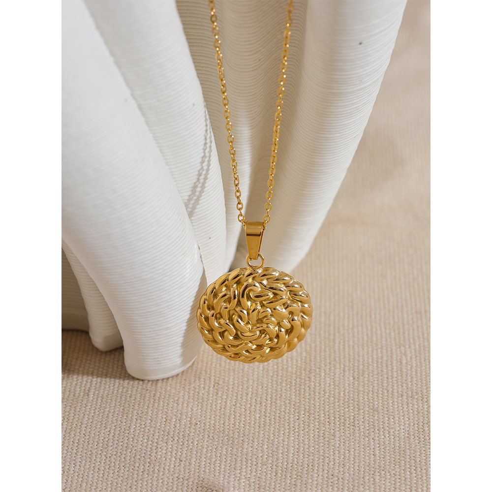 Yhpup-Collier-pendentif-rond-en-m-tal-pour-femme-acier-inoxydable-plaqu-or-18-carats-sweat
