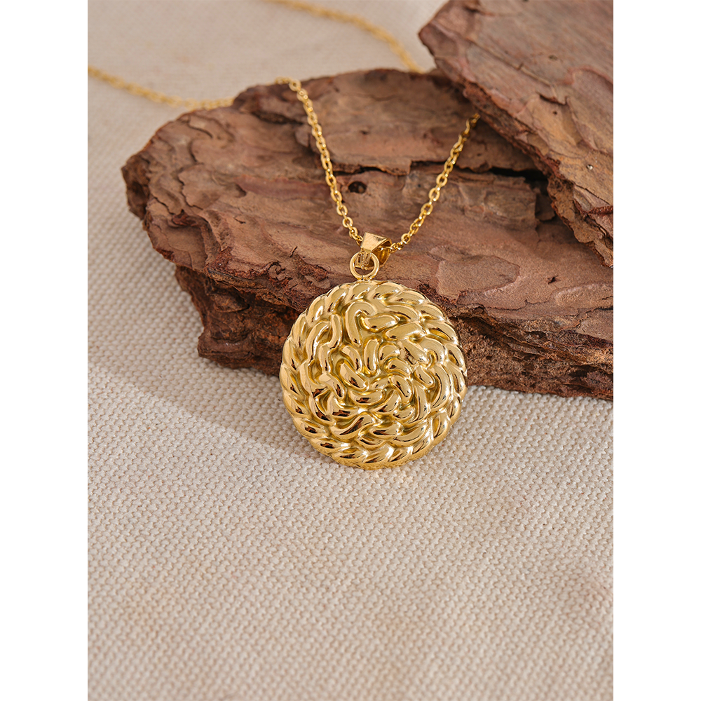 Yhpup-Collier-pendentif-rond-en-m-tal-pour-femme-acier-inoxydable-plaqu-or-18-carats-sweat