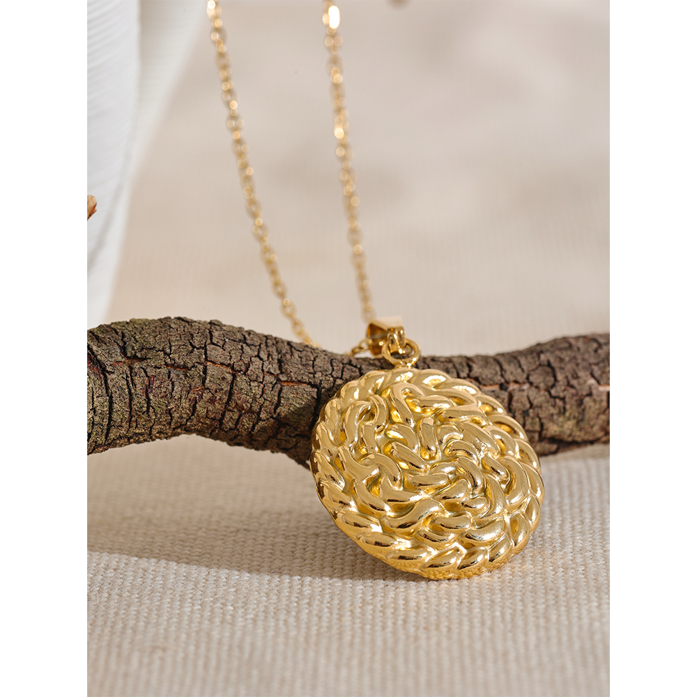 Yhpup-Collier-pendentif-rond-en-m-tal-pour-femme-acier-inoxydable-plaqu-or-18-carats-sweat