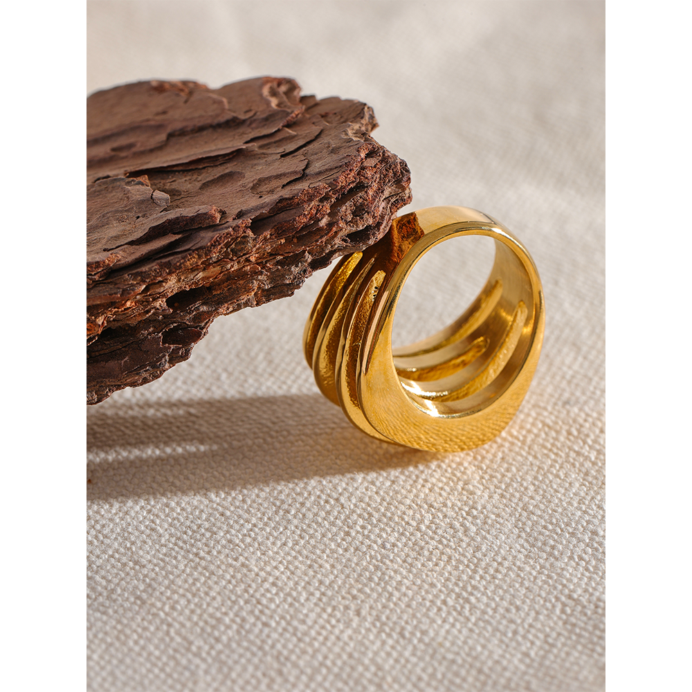 Yhpup-Bague-G-om-trique-en-Acier-Inoxydable-Plaqu-Or-18K-pour-Femme-Breloque-Large-en