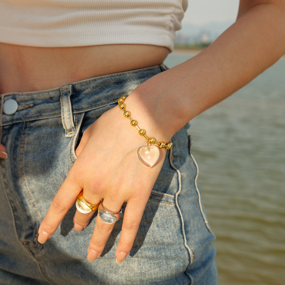 Youthway-Ensemble-Collier-et-Bracelet-en-Acier-Inoxydable-pour-Femme-Verre-Clair-D-licat-Coeur-tanche