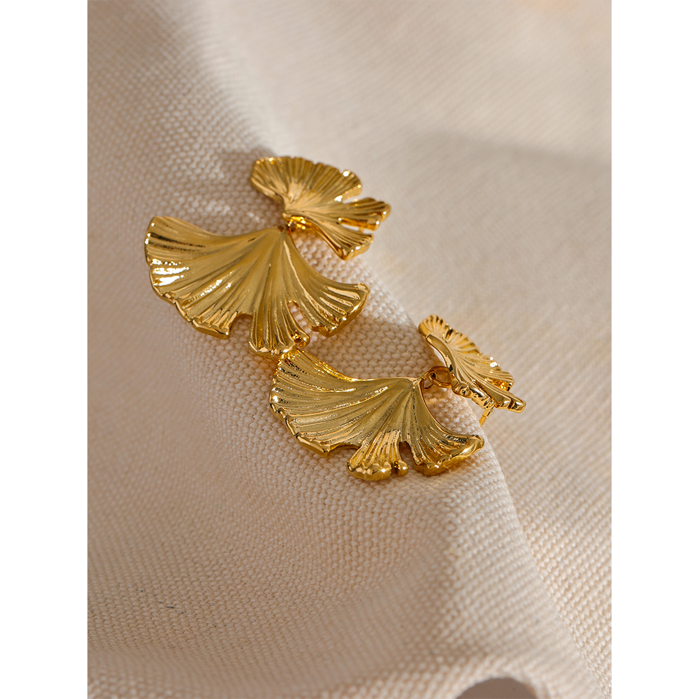 Yhpup-Boucles-d-Oreilles-Ginkgo-en-Acier-Inoxydable-Plaqu-Or-18K-Bijoux-Tendance-Cadeau