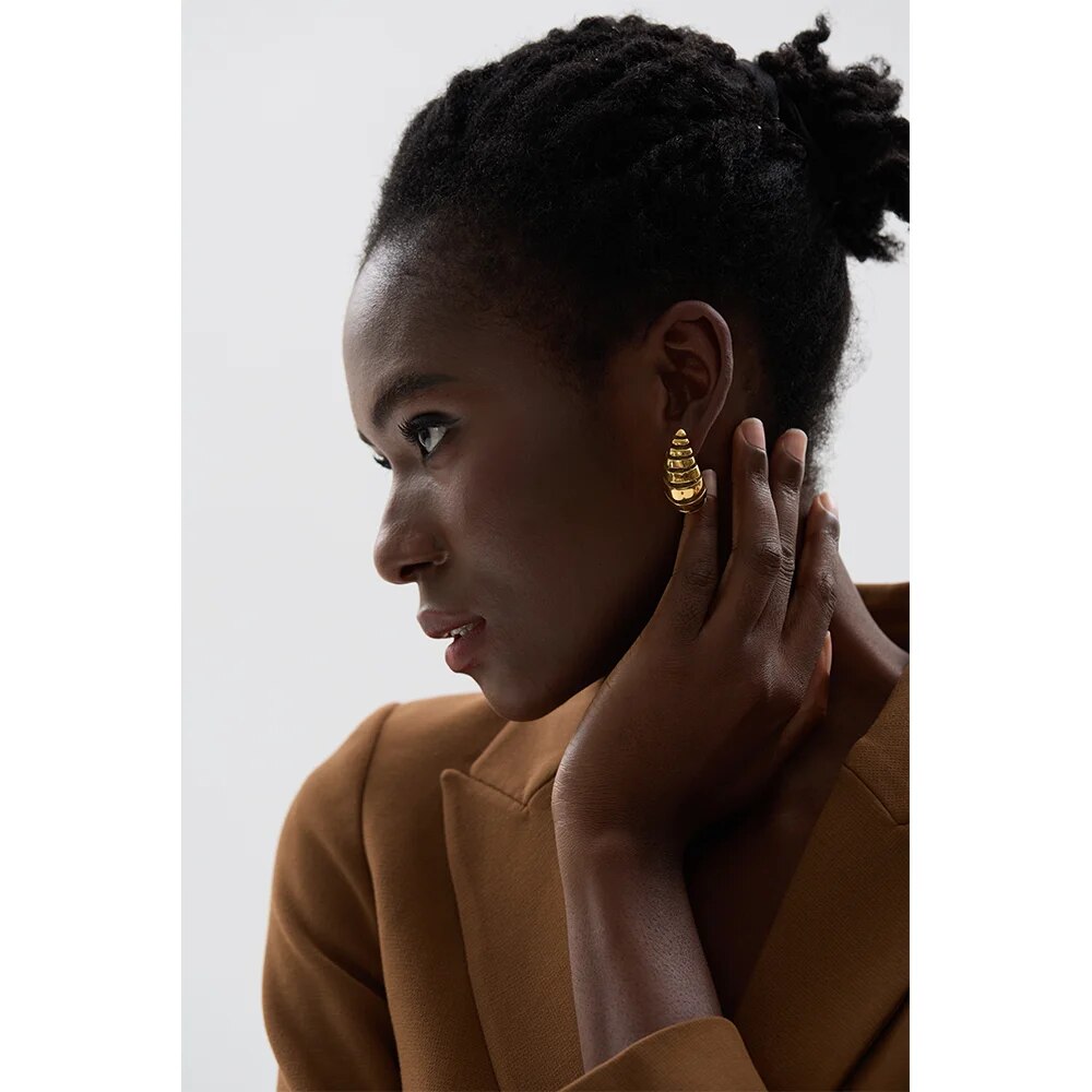 Yhpup-Boucles-d-Oreilles-Creuses-Goutte-d-Eau-en-Acier-Inoxydable-Imperm-able-pour-Femme-Sweat