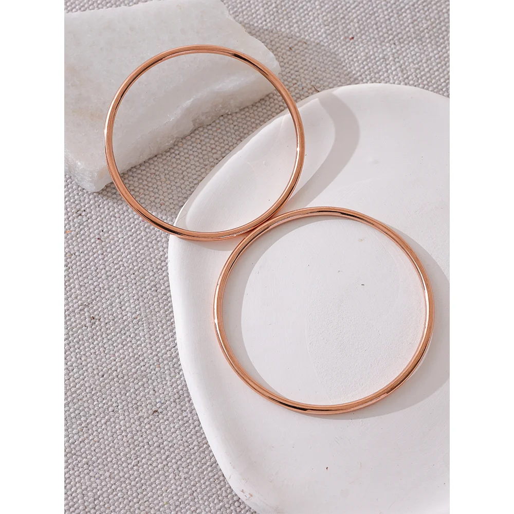 Yhpup-Bracelet-Rond-Classique-en-Acier-Inoxydable-3-0x60-65mm-Sweat-Shirt-18K-Plaqu-mn-M