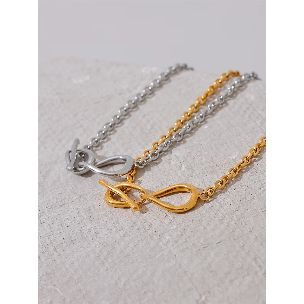 Yhpup-Collier-Pendentif-Cr-atif-en-Acier-Inoxydable-Serr-sur-le-Cou-D-claration-en-M