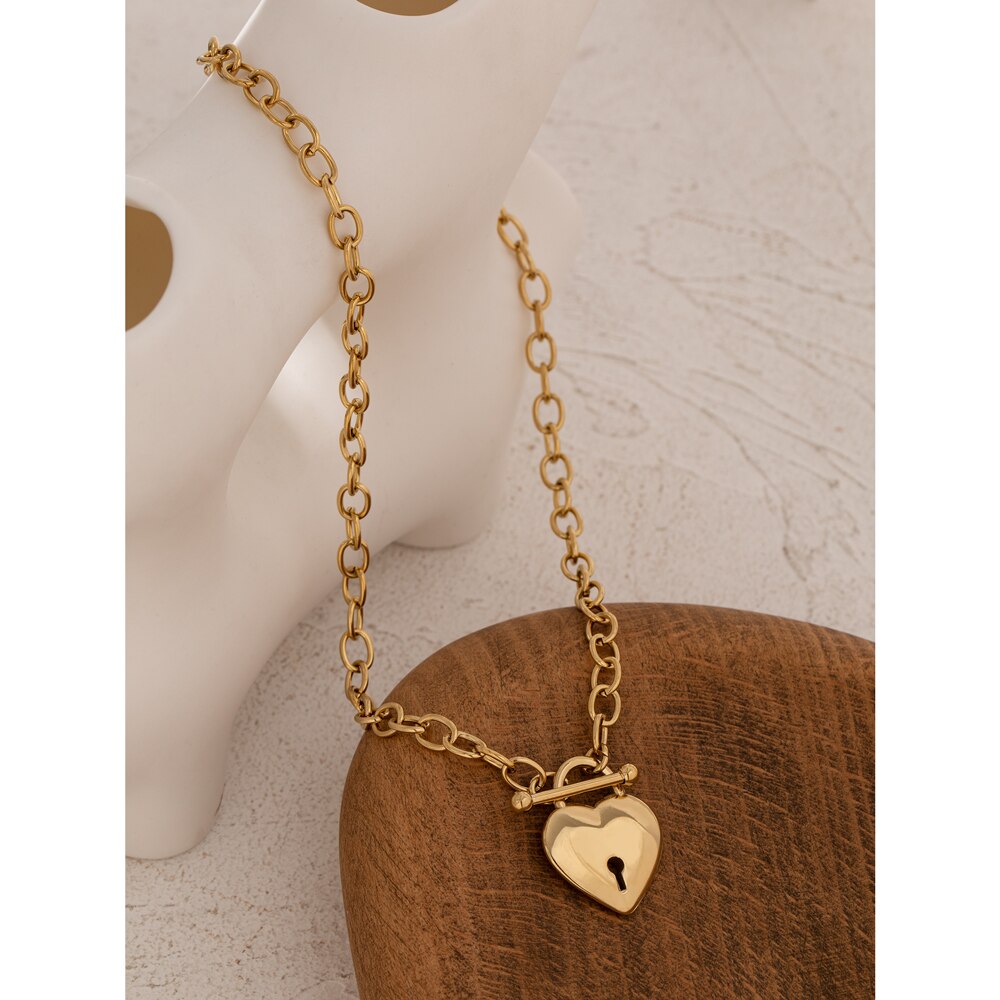 Yhpup-collier-ras-du-cou-en-acier-inoxydable-pour-femmes-pendentif-romantique-avec-serrure-en-forme