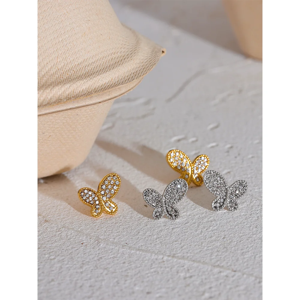 Yhpup-Boucles-d-oreilles-en-acier-inoxydable-avec-zircon-cubique-bijoux-exquis-petits-clous-tanches-biscuits