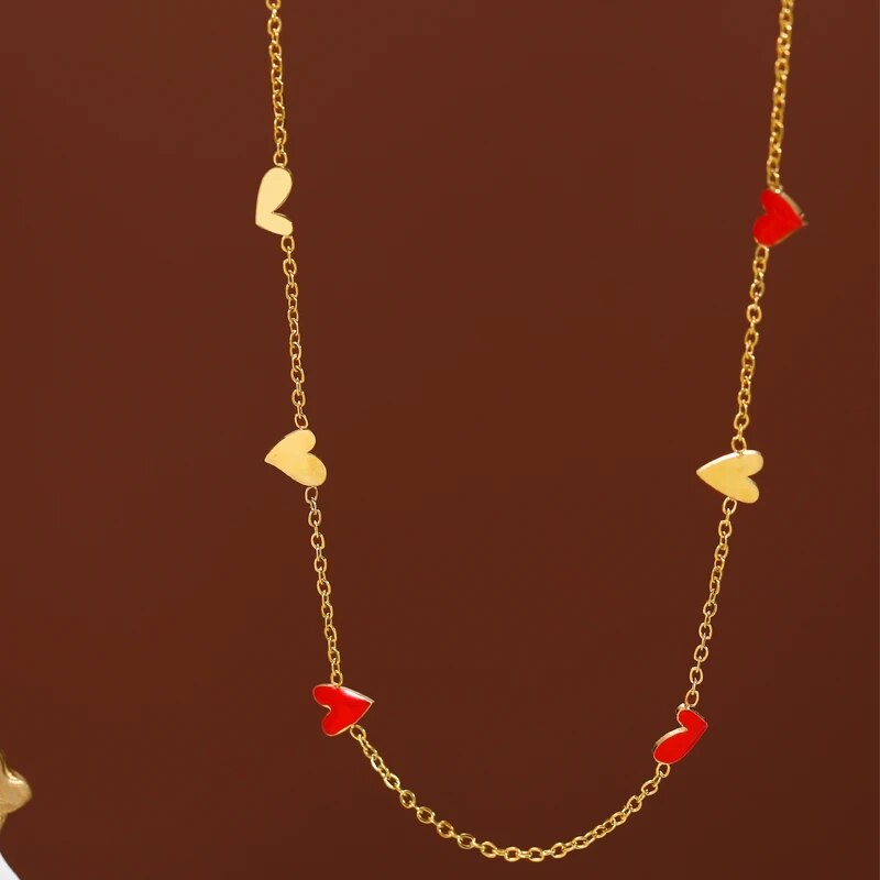 Nouveau-femmes-en-acier-inoxydable-collier-amour-motif-pendentif-collier-fian-ailles-partie-mode-bijoux-cadeau