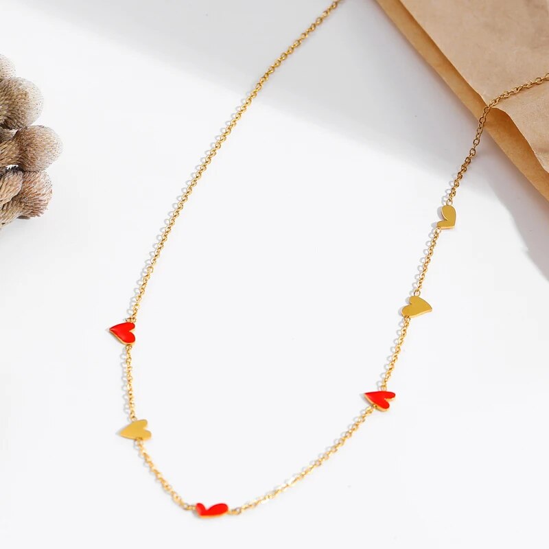 Nouveau-femmes-en-acier-inoxydable-collier-amour-motif-pendentif-collier-fian-ailles-partie-mode-bijoux-cadeau