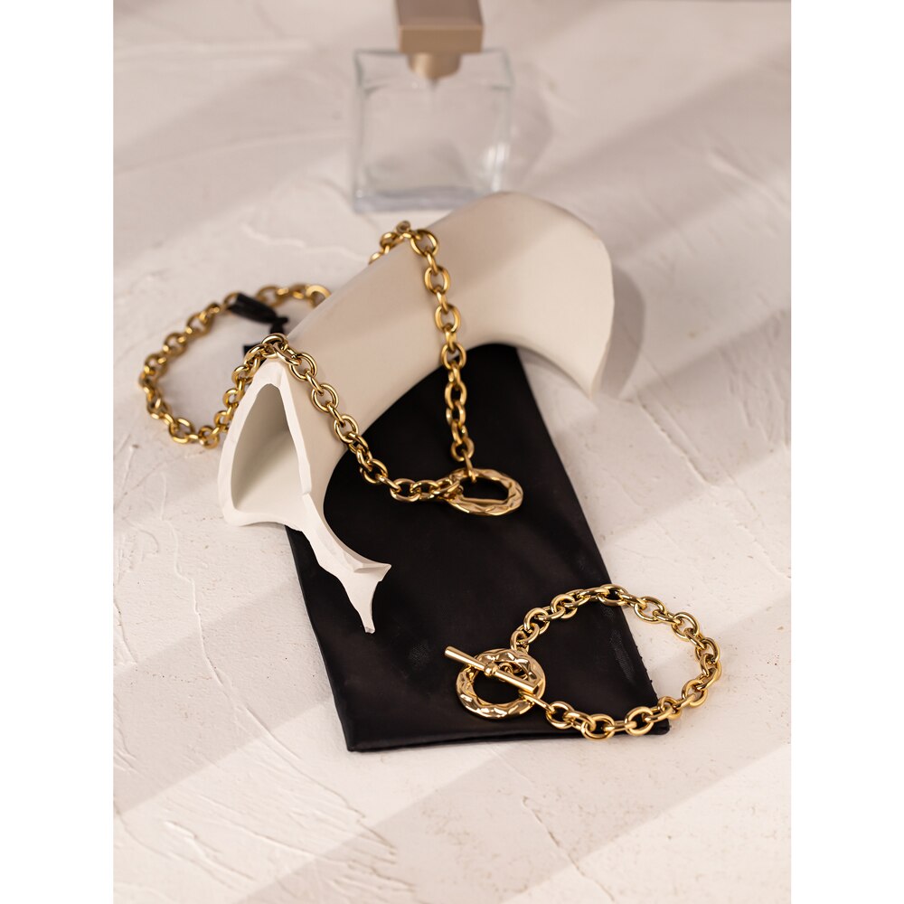 Yhpup-Collier-ras-du-cou-en-m-tal-dor-pour-femme-collier-breloques-en-acier-inoxydable