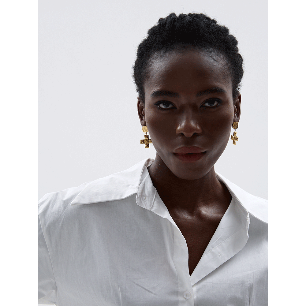 Yhpup-Boucles-d-oreilles-pendantes-classiques-en-acier-inoxydable-croix-carr-e-breloque-vintage-en-m