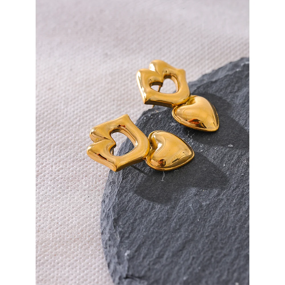 Yhpup-Boucles-d-Oreilles-Captivantes-en-Acier-Inoxydable-2024-Jules-Hollow-Coussins-Mn-Unique-Metal-Gold