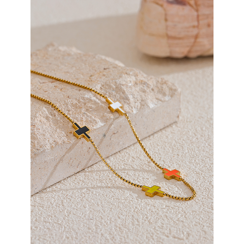 Yhpup-Collier-col-crois-en-mail-color-pour-femme-acier-inoxydable-plaqu-or-JO18-K-bijoux